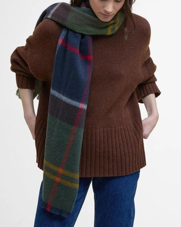 BARBOUR Sciarpa in tartan Rosefield