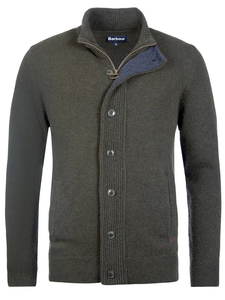BARBOUR Maglione con zip Patch