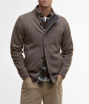 BARBOUR Maglione con zip Patch