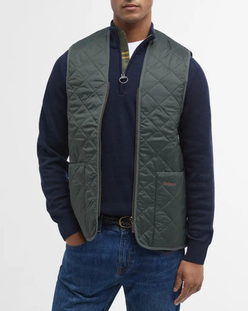 BARBOUR Gilet trapuntato/fodera con zip