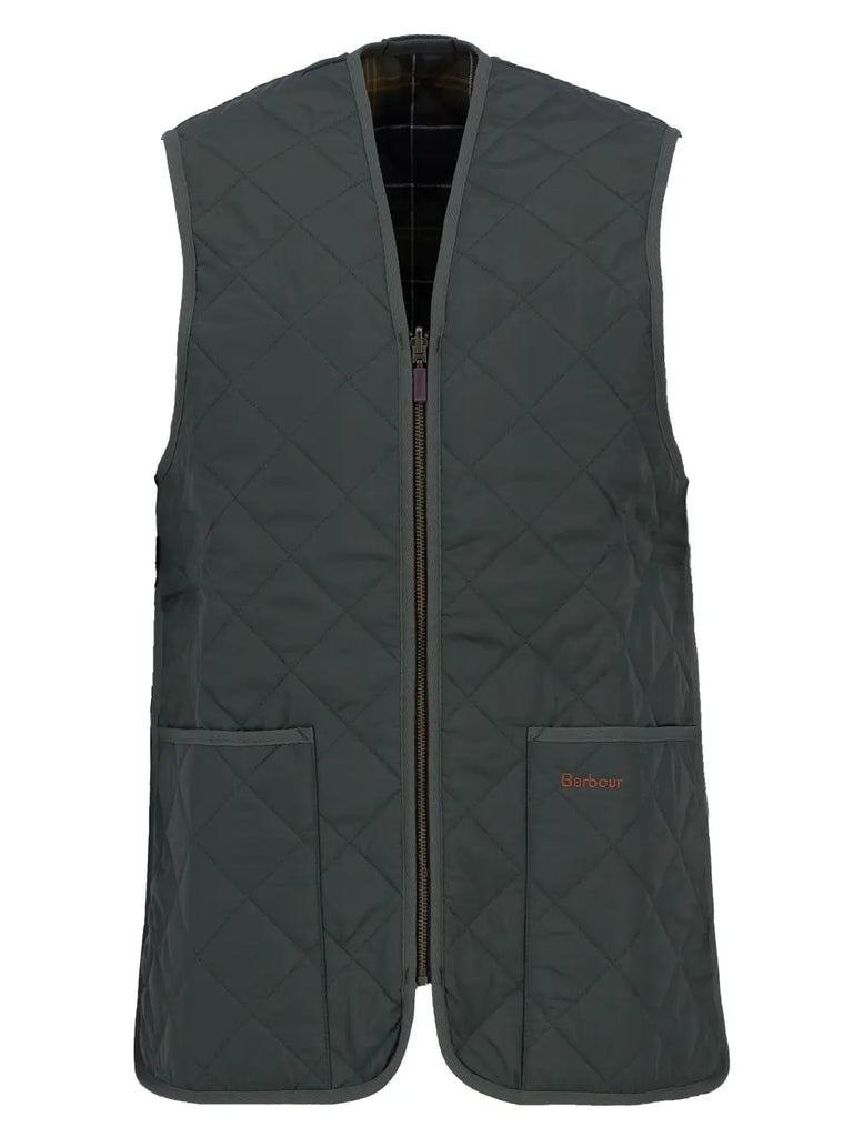 BARBOUR Gilet trapuntato/fodera con zip