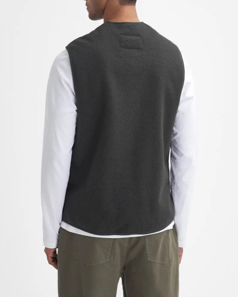 BARBOUR Gilet/fodera in pile caldo con cerniera