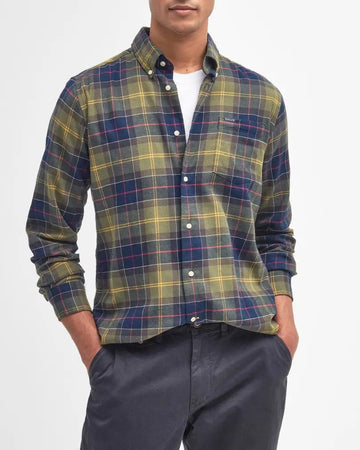 BARBOUR Camicia Fortrose taglio sartoriale