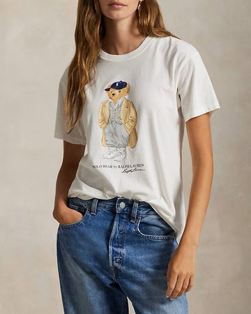 POLO RALPH LAUREN T-shirt Polo Bear in jersey di cotone