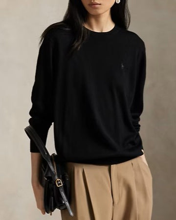 POLO RALPH LAUREN Maglia in lana a girocollo