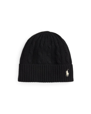POLO RALPH LAUREN Berretto in lana e cachemere a trecce