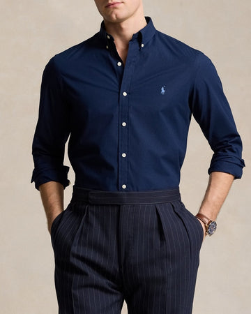 POLO RALPH LAUREN Camicia in popeline stretch Slim-Fit