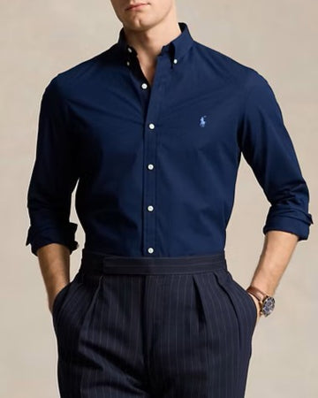 POLO RALPH LAUREN Camicia in popeline stretch Slim-Fit
