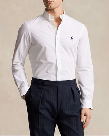 POLO RALPH LAUREN Camicia in popeline stretch Slim-Fit