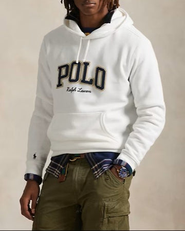 POLO RALPH LAUREN Felpa con logo e cappuccio