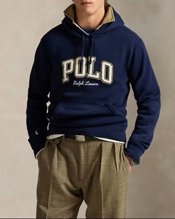 POLO RALPH LAUREN Felpa con logo e cappuccio
