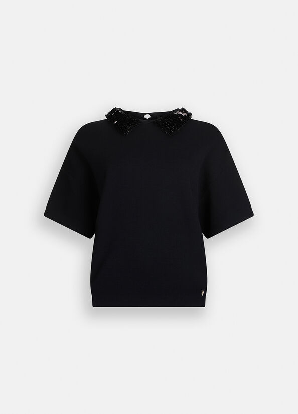LIU JO Maglia con paillettes