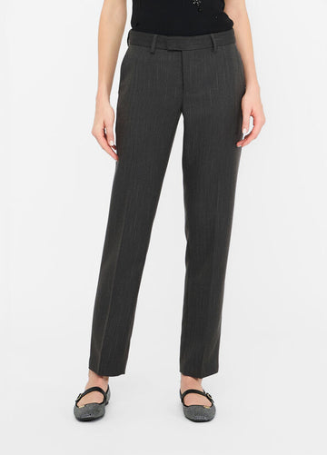 LIU JO Pantaloni a sigaretta gessati