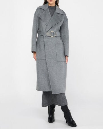 LIU JO Cappotto in lana con cintura