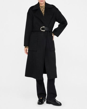 LIU JO Cappotto in lana con cintura