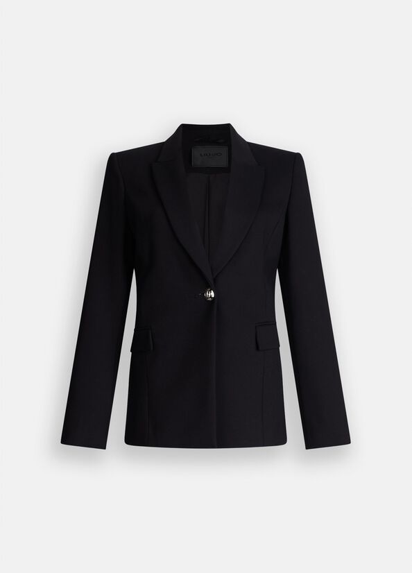 LIU JO Blazer con spilla gioiello