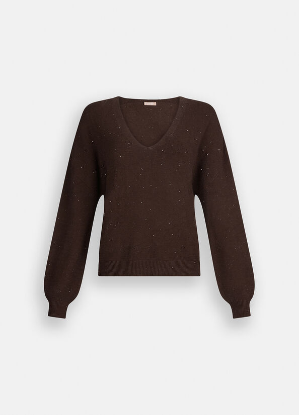 LIU JO Maglia con micro paillettes
