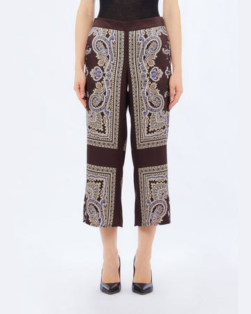 LIU JO Pantalone in twill stampato