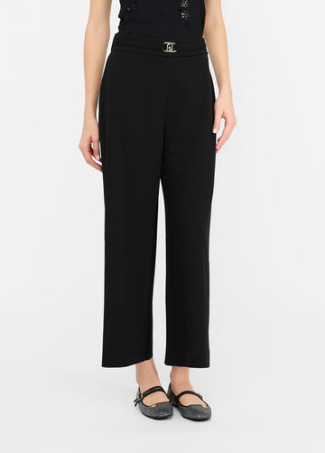 LIU JO Pantaloni cropped con cintura