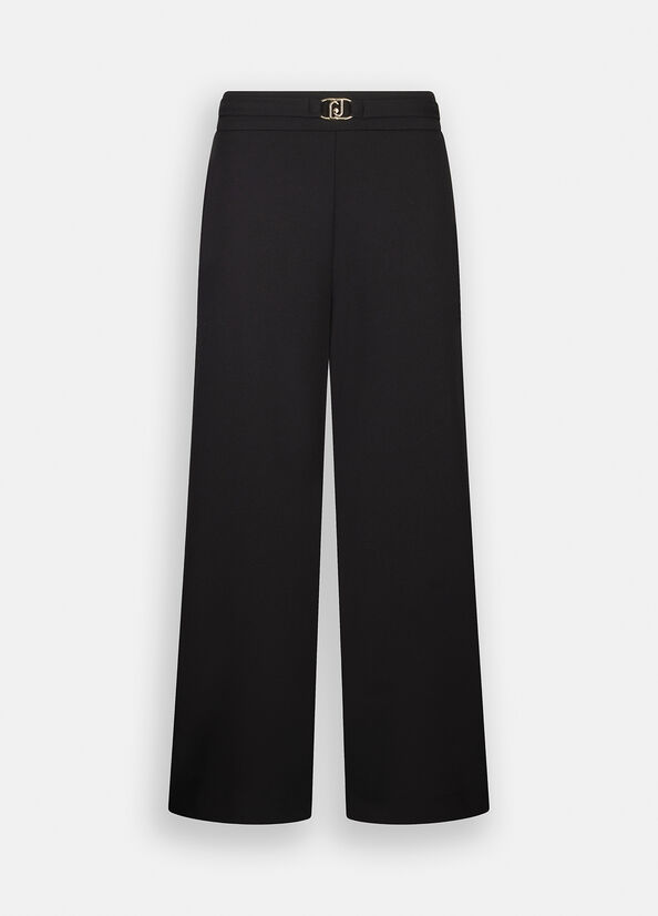 LIU JO Pantaloni cropped con cintura