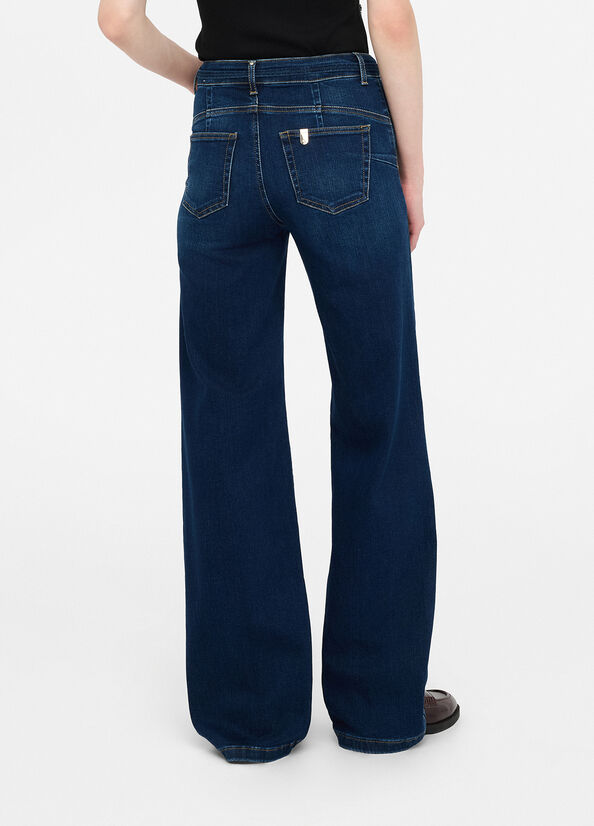 LIU JO Jeans flare con cintura