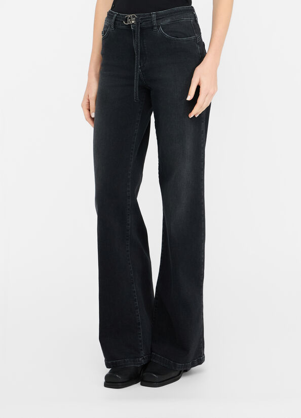 LIU JO Jeans flare con cintura