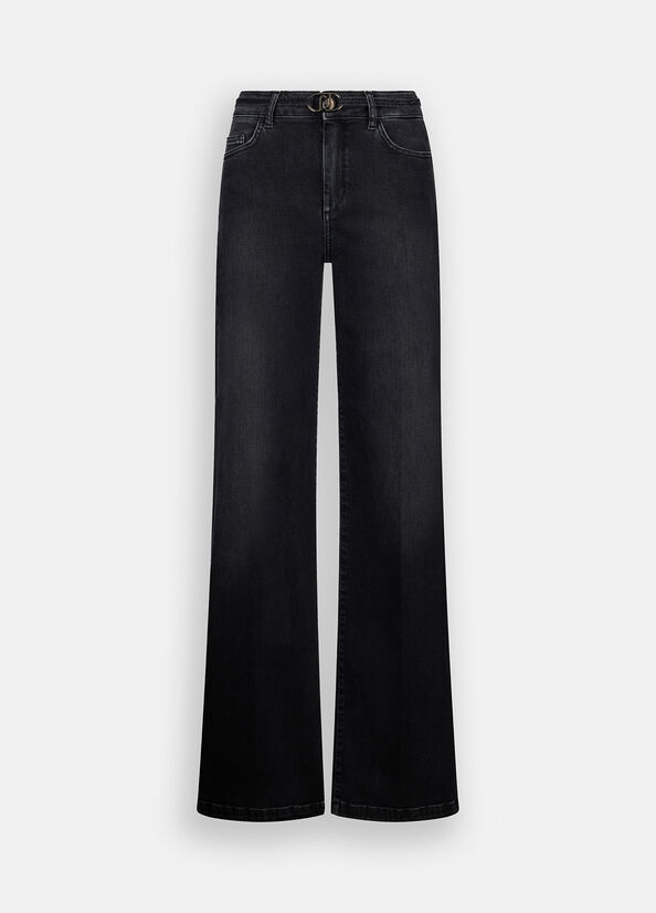 LIU JO Jeans flare con cintura