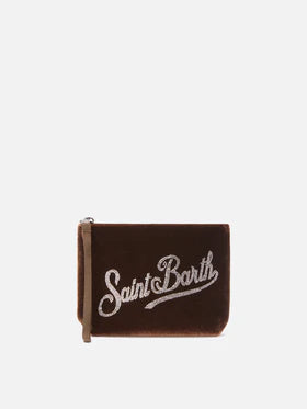 MC2 SAINT BARTH Pochette Aline in velluto