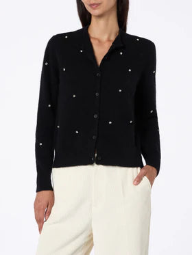MC2 SAINT BARTH Cardigan Alpaca con strass