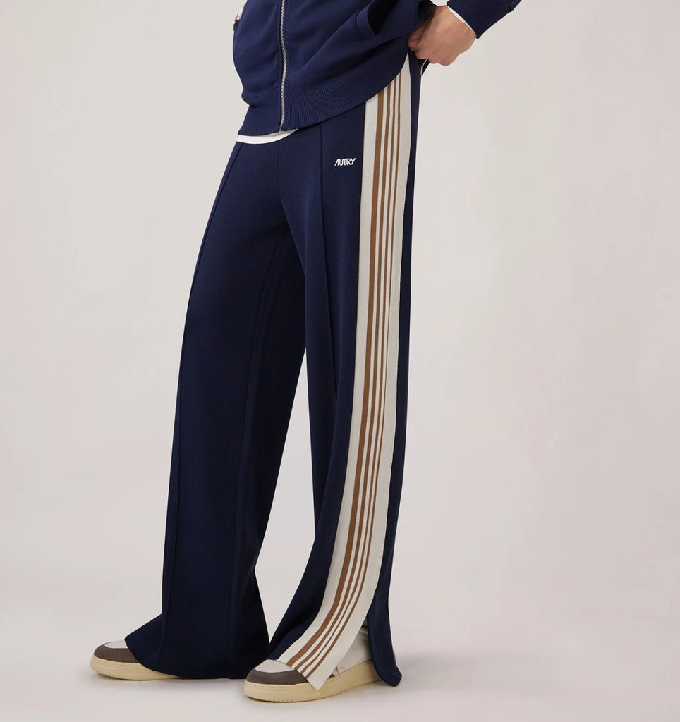 AUTRY Jogger in viscosa lavorata a maglia