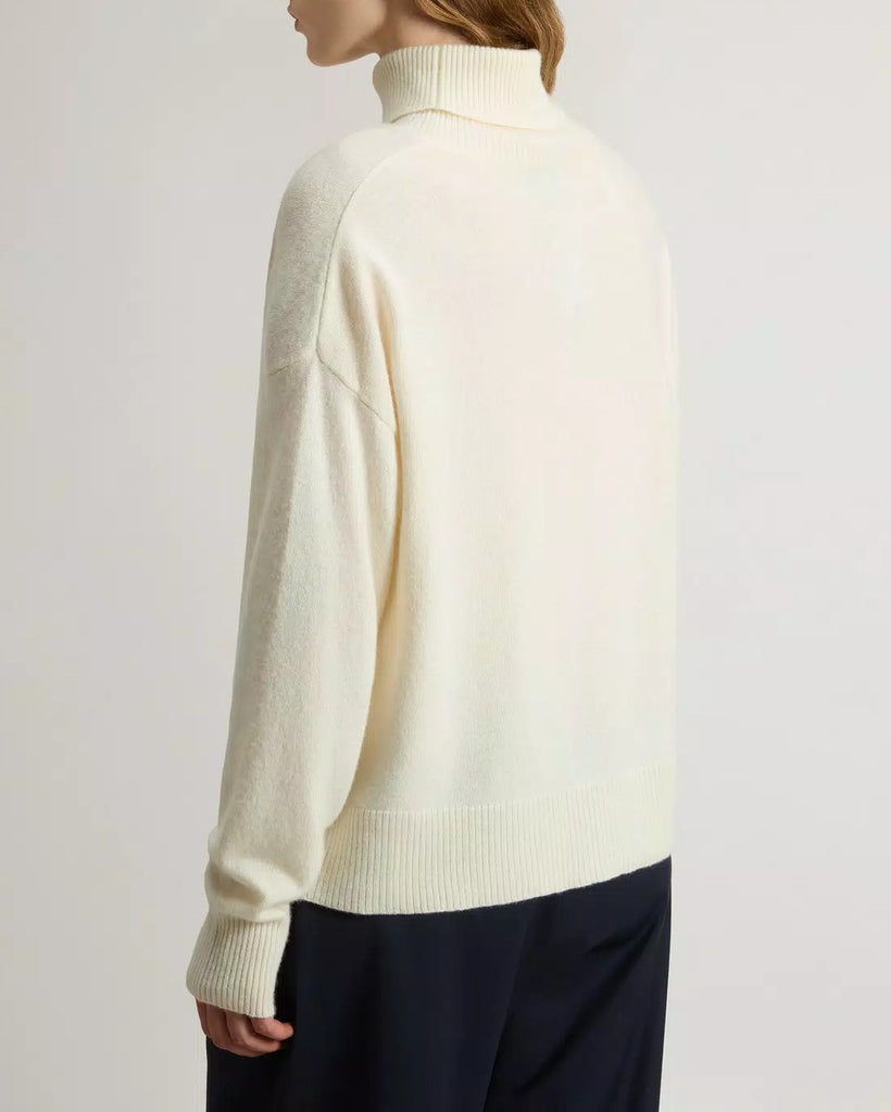 WOOLRICH Maglione a collo alto in misto lana vergine e cashmere