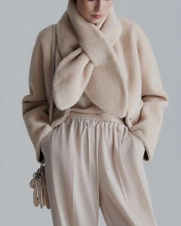 MARELLA Giacca corta con sciarpa