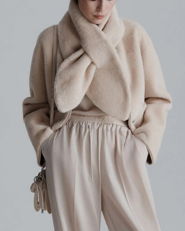 MARELLA Giacca corta con sciarpa