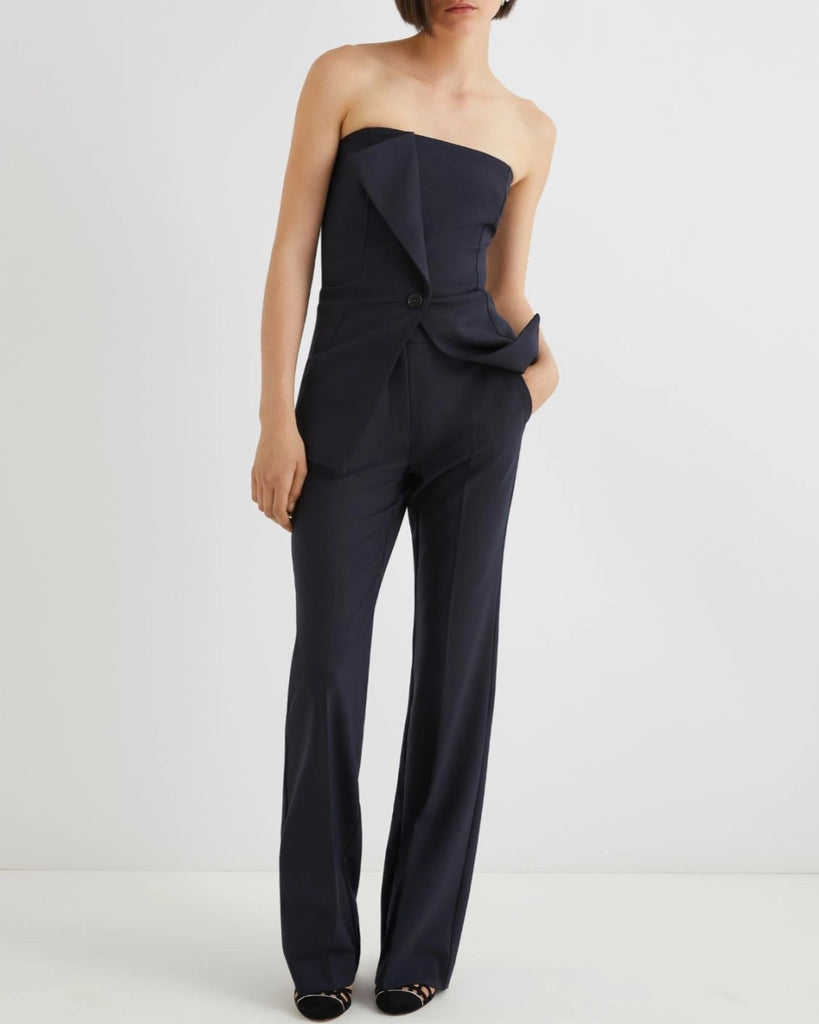 MARELLA Pantalone flare in misto lana stretch