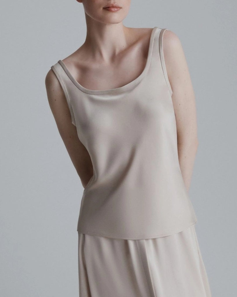 MARELLA Top smanicato in raso