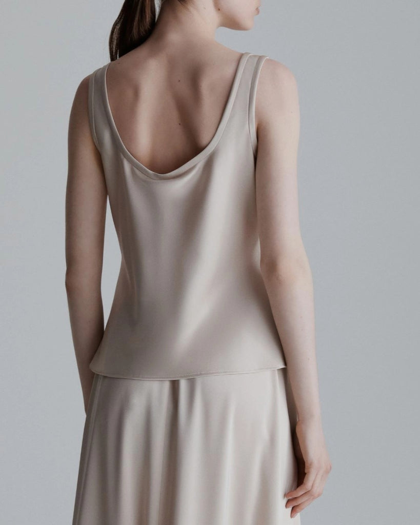 MARELLA Top smanicato in raso