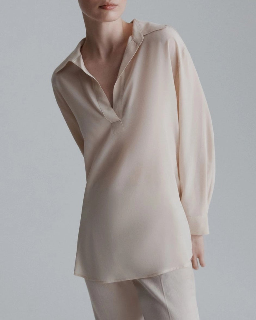 MARELLA Camicia in crêpe de Chine di seta