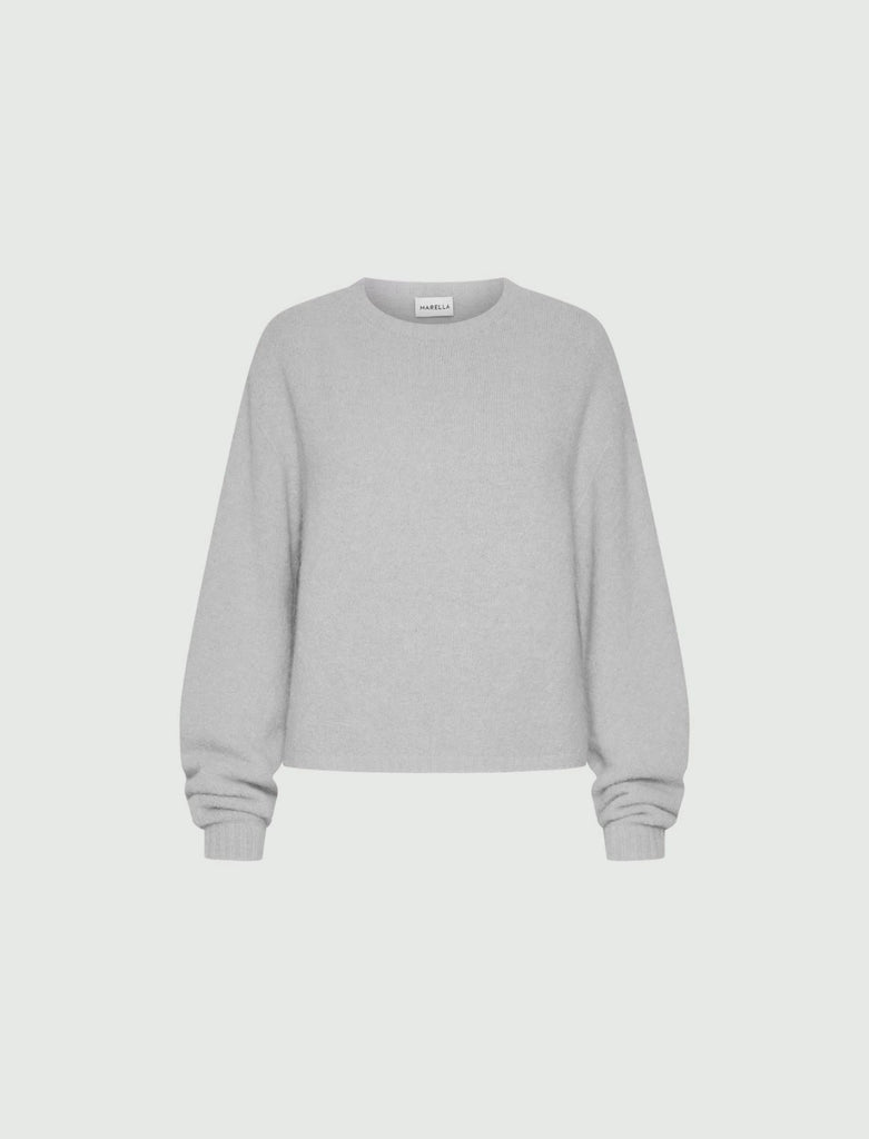 MARELLA Maglia girocollo in alpaca stretch