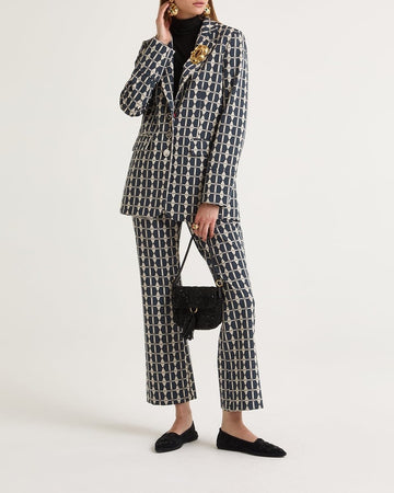 MALIPARMI Giacca Geometric Jacquard