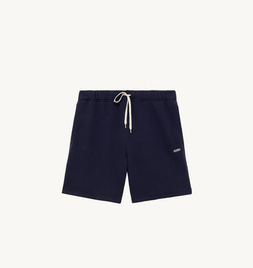 AUTRY Shorts in cotone con logo ricamato
