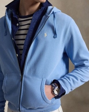 POLO RALPH LAUREN Felpa full zip con cappuccio
