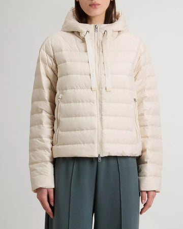 WOOLRICH Giacca imbottita in microfibra con cappuccio