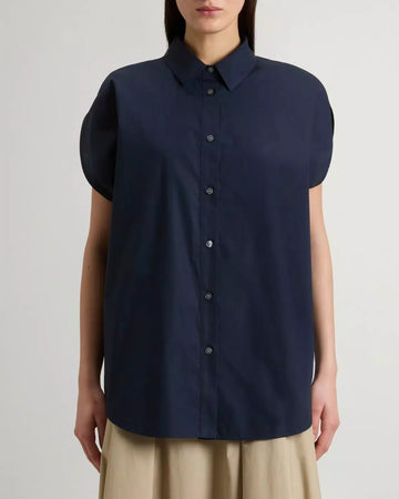 WOOLRICH Blusa in popeline di puro cotone