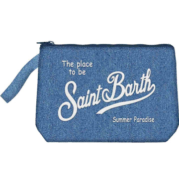 MC2 SAINT BARTH Pochette Denim Large