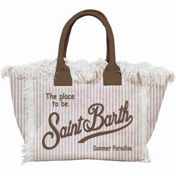 MC2 SAINT BARTH Borsa Colette in canvas di cotone