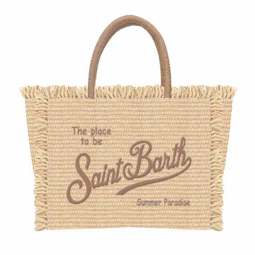 MC2 SAINT BARTH Borsa Colette effetto paglia