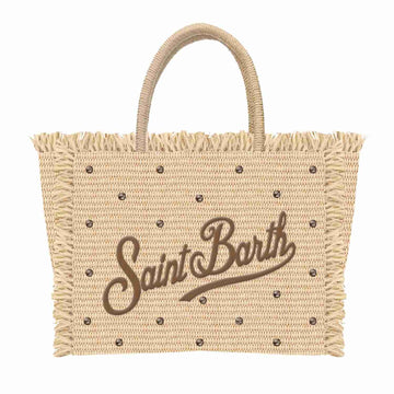 MC2 SAINT BARTH Borsa Colette effetto paglia