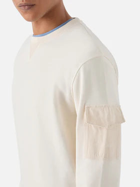 MC2 SAINT BARTH Felpa girocollo Chester con tasca applicata