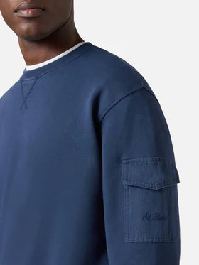 MC2 SAINT BARTH Felpa girocollo Chester con tasca applicata