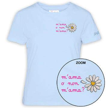 MC2 SAINT BARTH T-shirt Emilie in cotone con ricamo